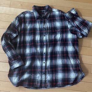 GAP Men's Flannel plaid Shirt XL